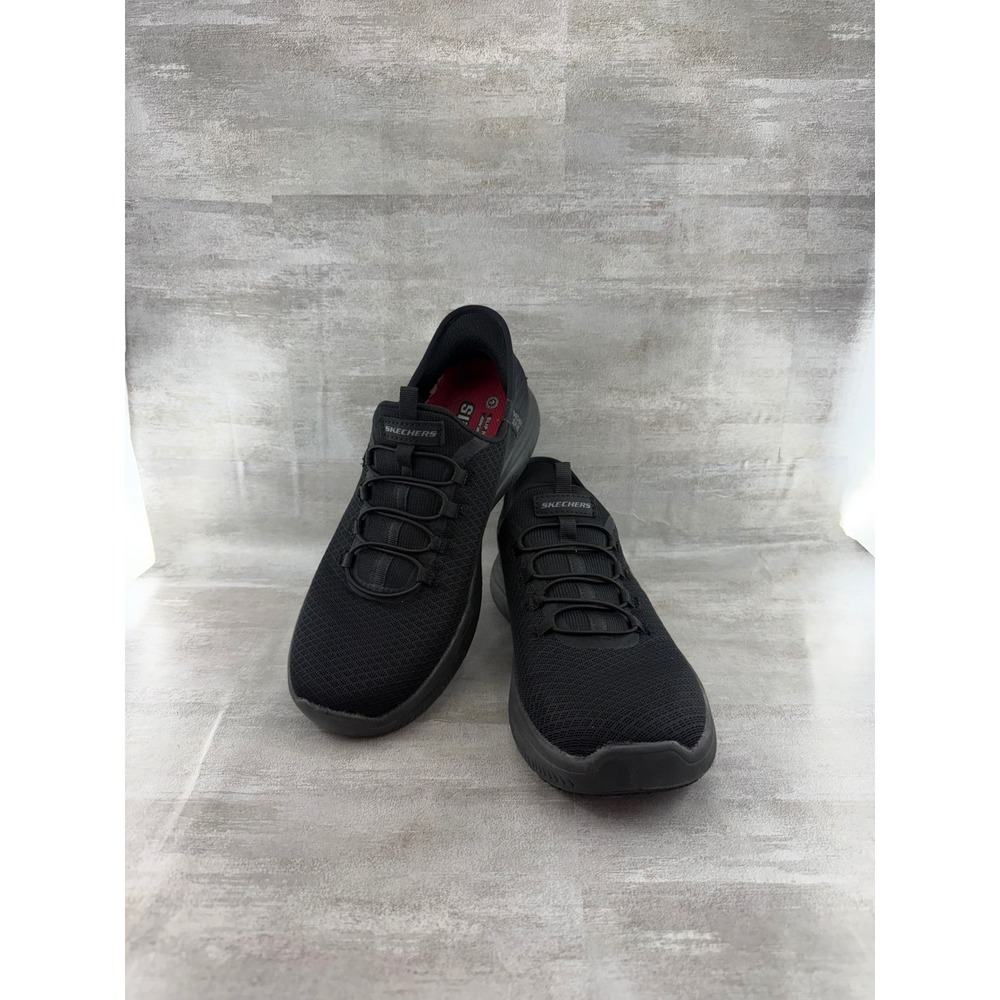 Skechers Work Slip-ins Cessnock Carrboro Black Sneakers 108144 Women Sz 8.5
